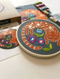 Garden Cat Embroidery Kit