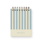 Notes Stripe Mini Jotter Notebook