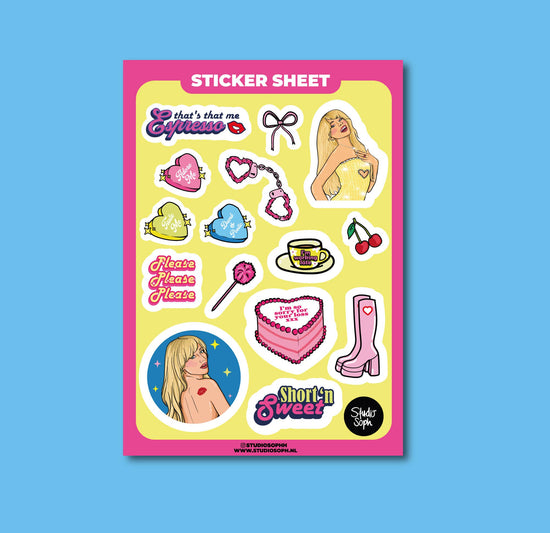 Sabrina Carpenter A5 Sticker Sheet