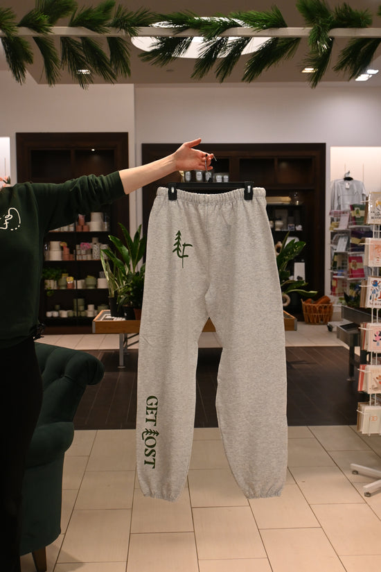 LF Sweatpants Green on Grey