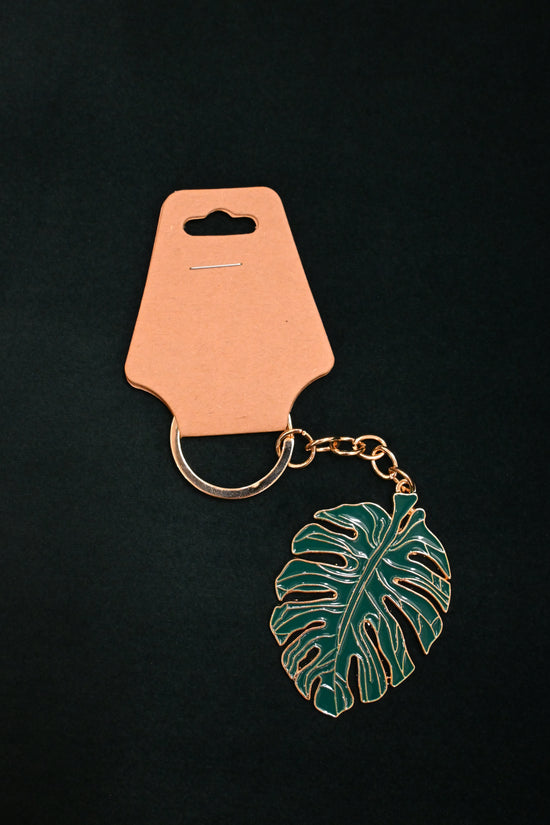 Monstera Deliciosa Keychain