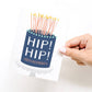 Hip! Hip! (Replacement) Greeting Card