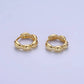 14K Gold Filled 11mm Bubble Cartilage Huggie Earrings