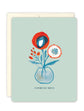 Red & Blue Vase Boxed Notecard - Set of 10