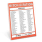 Bitch Citation Nifty Notes